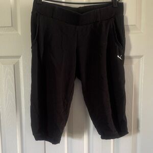 Puma Black Athletic Capris